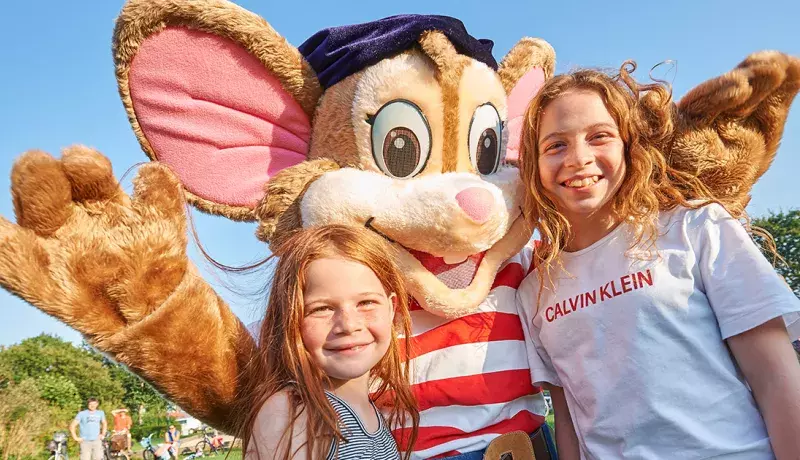 Mascotte du Club Enfants au camping de Meerwijck